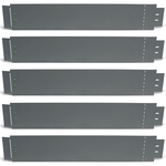 ID MARKET Bordurette de jardin x5 acier gris anthracite flexible L. 5 x H. 0.14 M