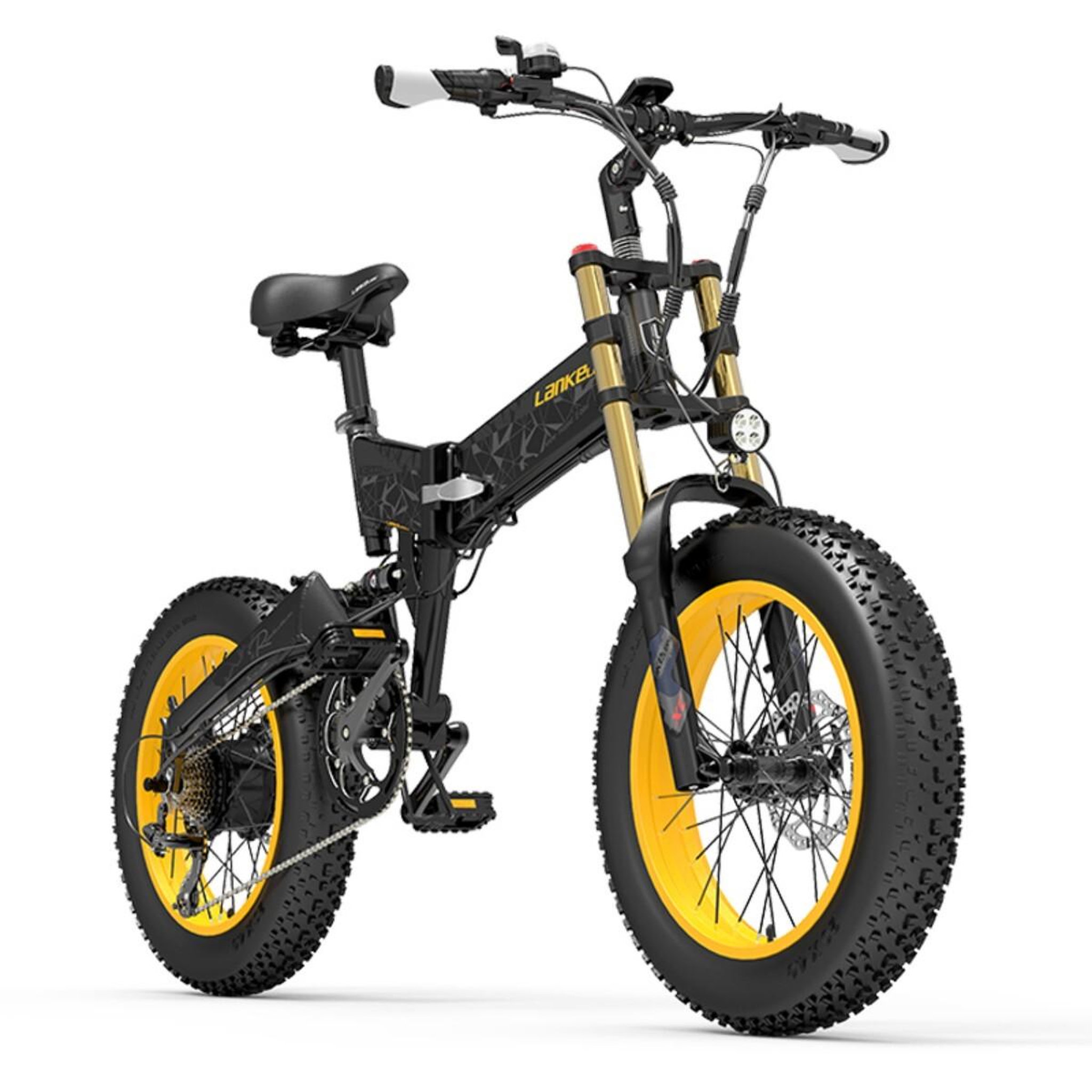 Voir la diapositive 3 : LANKELEISI Vélo électrique pliable LANKELEISI X3000Plus-UP
