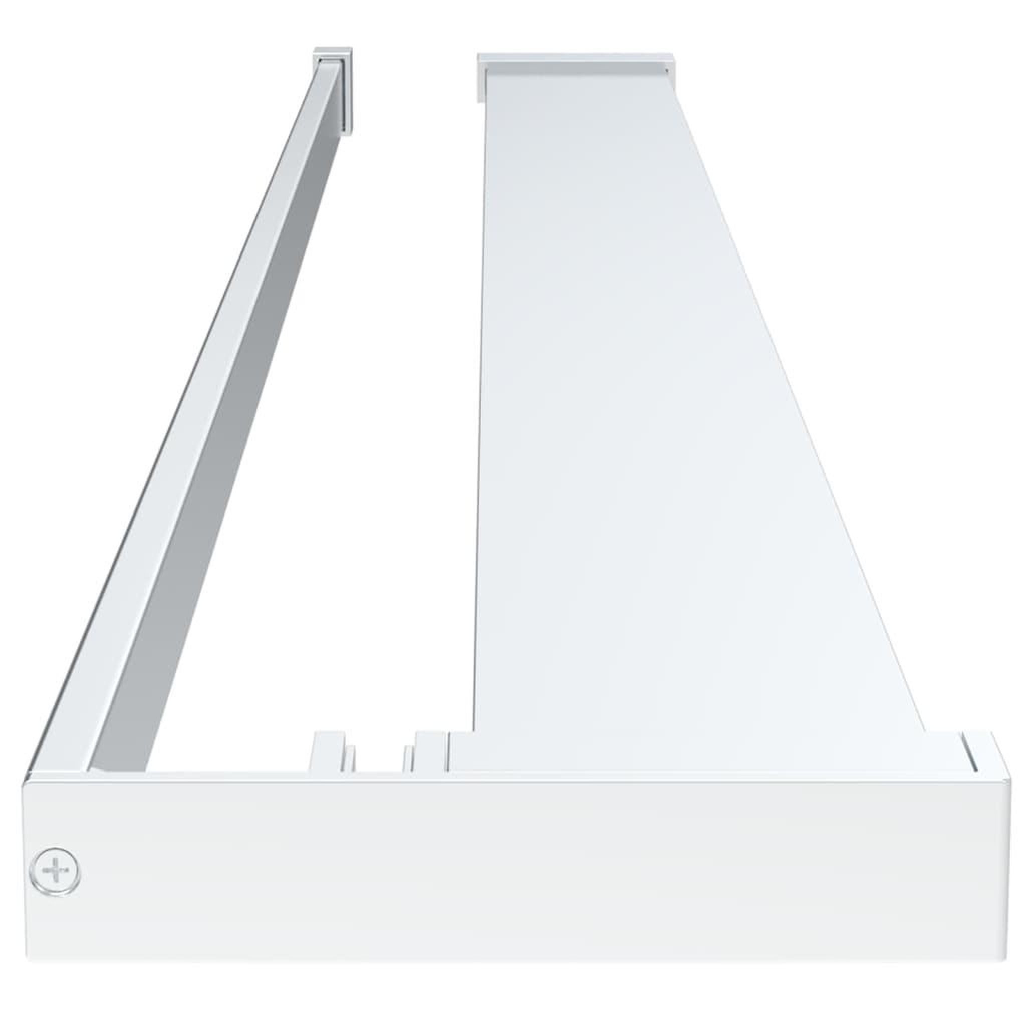Voir la diapositive 4 : VIDAXL Etagere de douche paroi de douche a l'italienne Chrome 80 cm