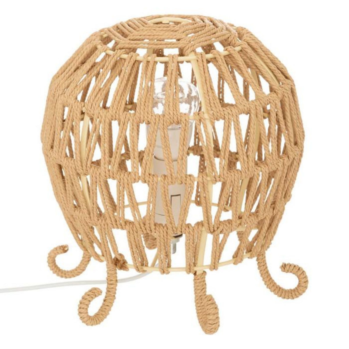 Atmosphera Kids Lampe à Poser Enfant Poulpe  Seav  20cm Beige