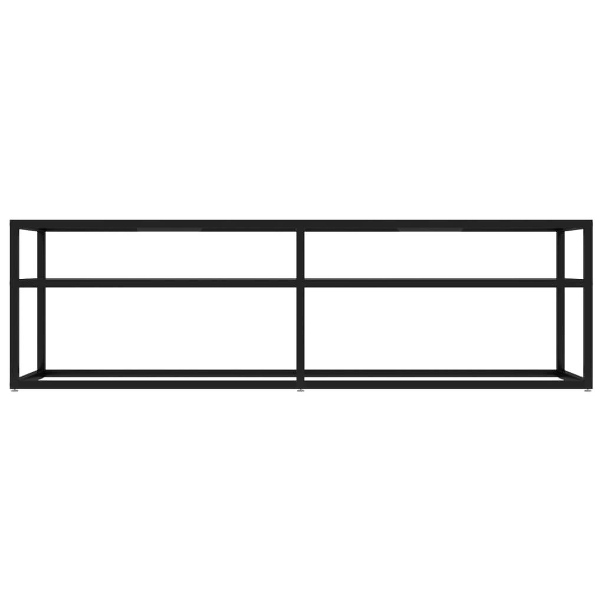 Voir la diapositive 3 : VIDAXL Meuble TV Transparent 140x40x40,5 cm Verre trempe