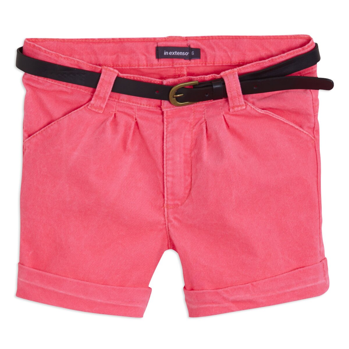 IN EXTENSO short velours fille pas cher Auchan