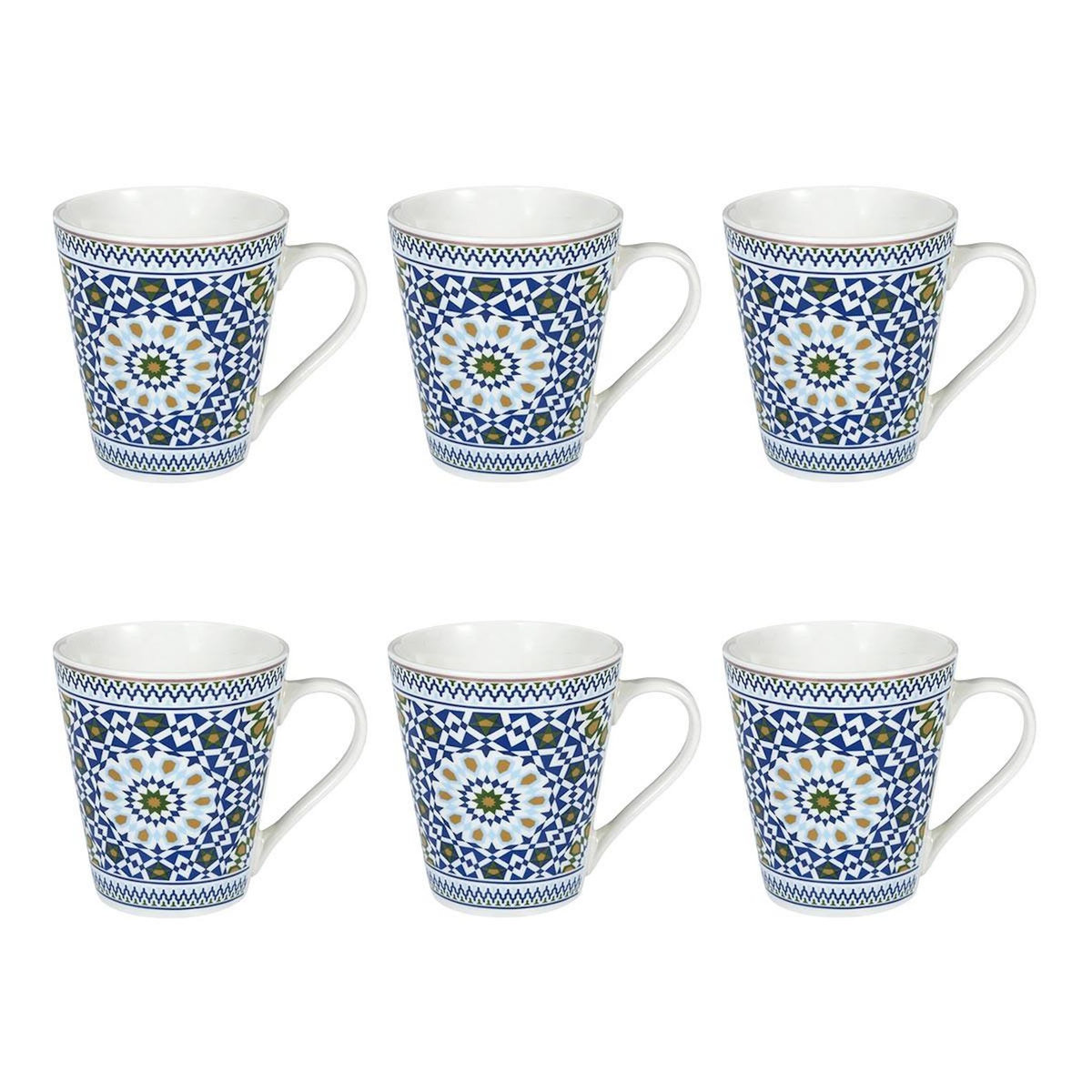 Paris Prix Lot de 6 Mugs  Sana  30cl Multicolore