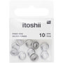 Voir la diapositive 1 : RICO DESIGN Itoshii pack 10 perles ponii anneau couleur argent