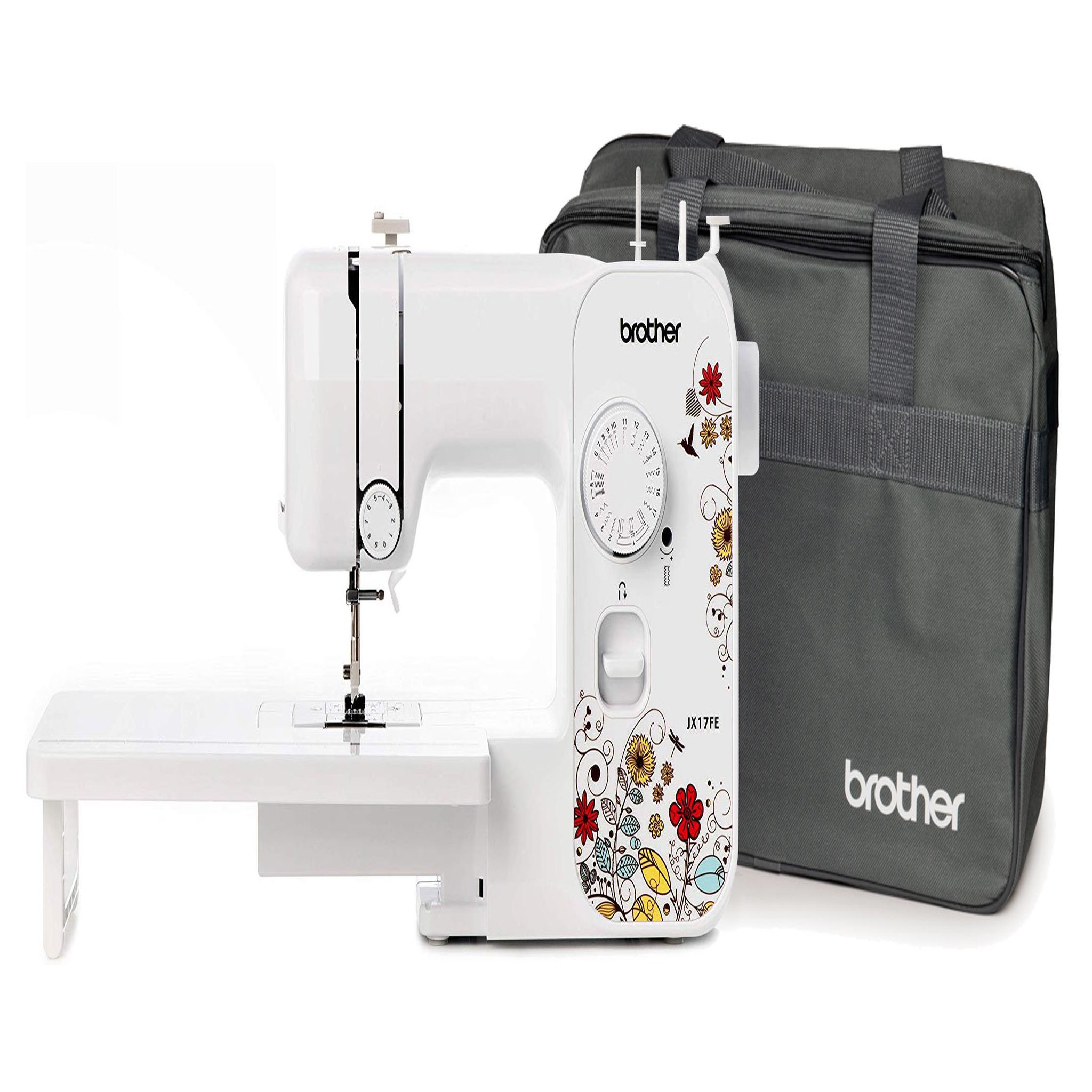 Brother Brother jx17fe machine à coudre avec table d'extension et sac