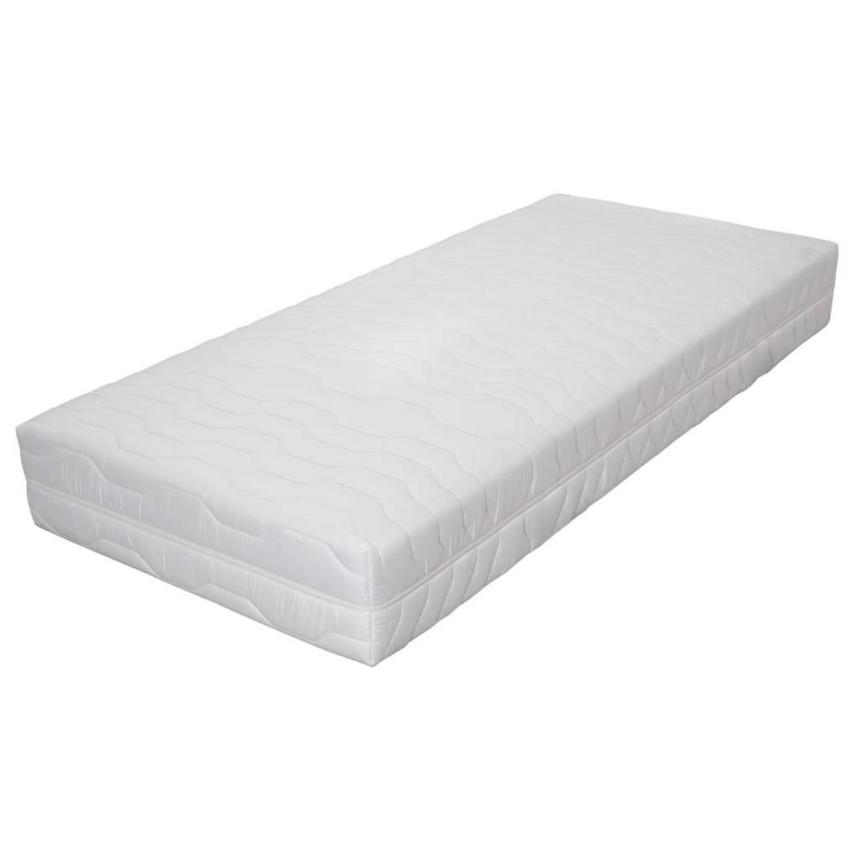 VIDAXL Matelas 90 x 200 cm 7 zones Ressort ensache 20 cm H3