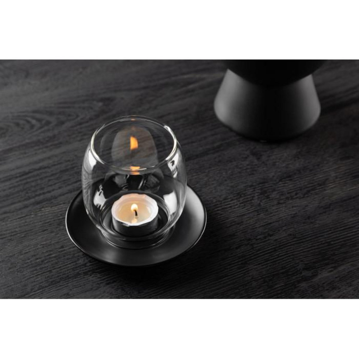 Paris Prix Lanterne en Verre  Archy  12cm Noir