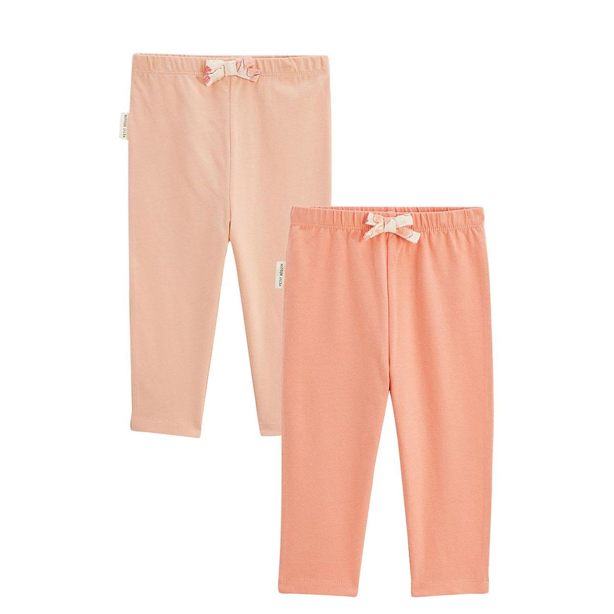 Petit Béguin Lot de 2 leggings enfant Santa Giulia