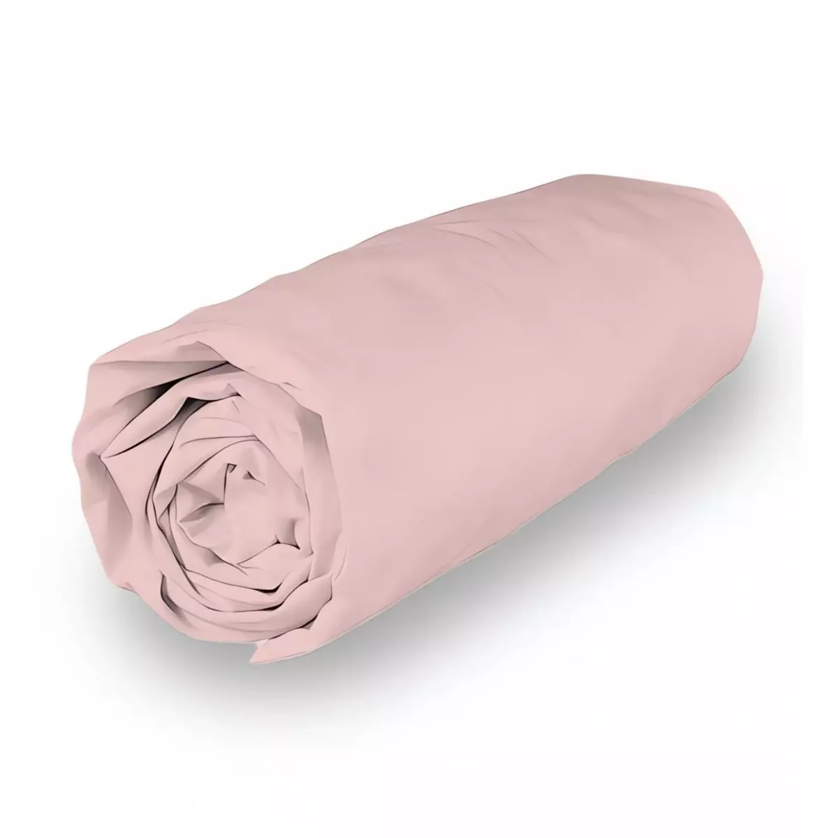 Camille Drap housse en coton percale 90x190 cm CAMILLE rose, par Songe de Camille