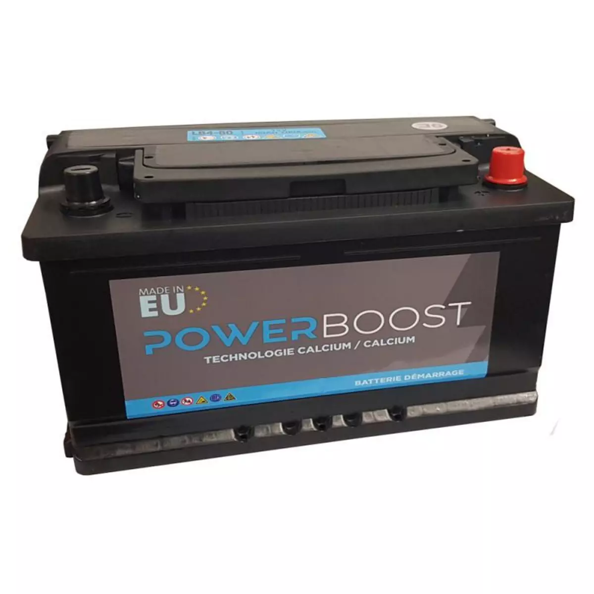 POWER BATTERY Batterie Voiture Powerboost LB4D 12v 80ah 700A