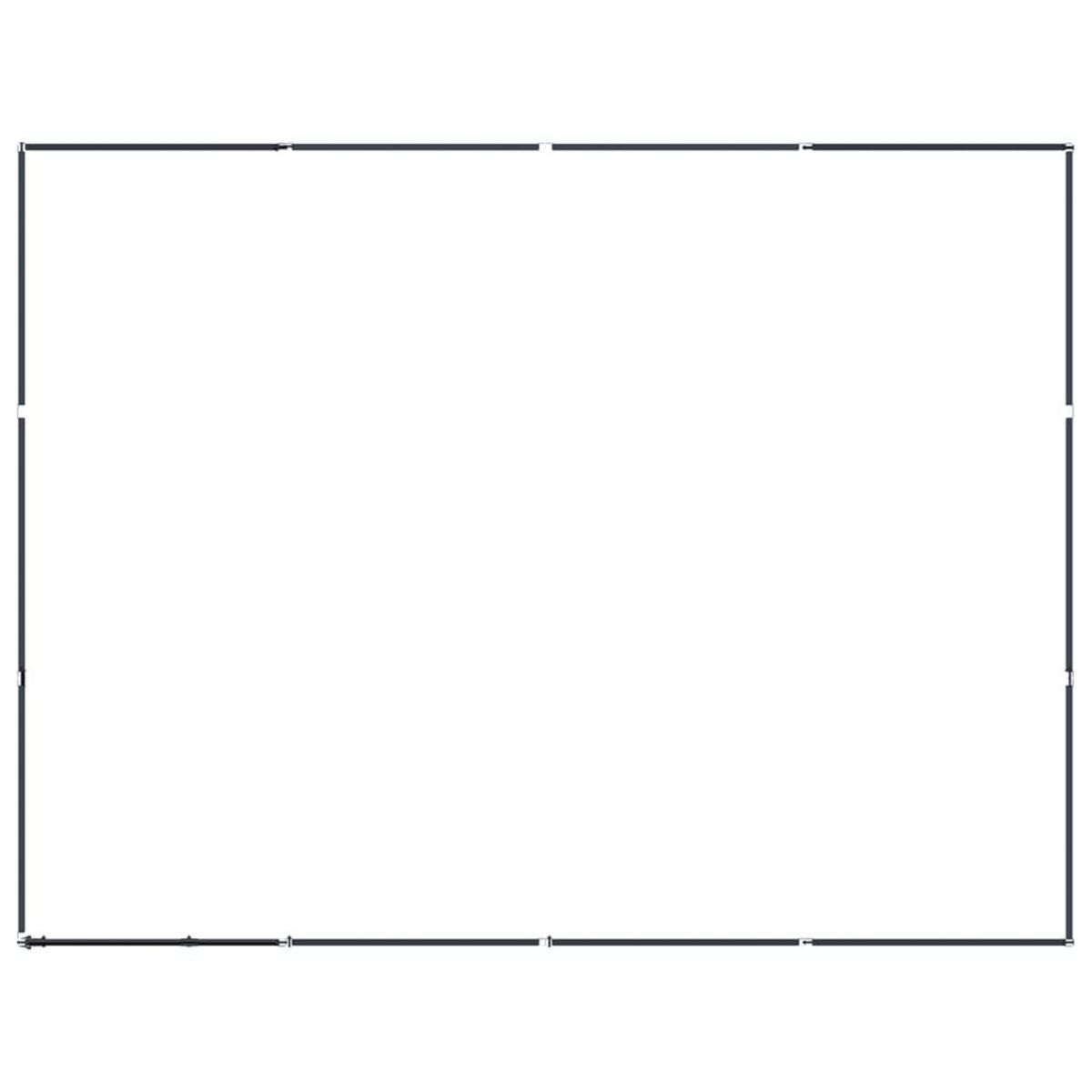 VIDAXL Chenil d'exterieur pour chiens Acier 11,06 m^2