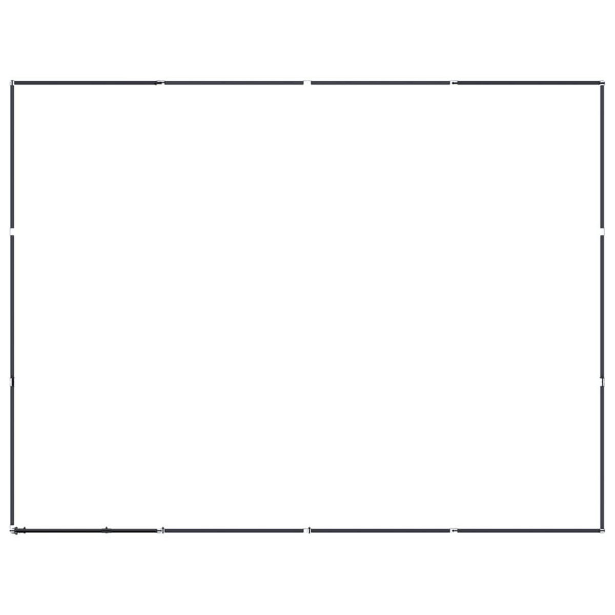 VIDAXL Chenil d'exterieur pour chiens Acier 11,06 m^2