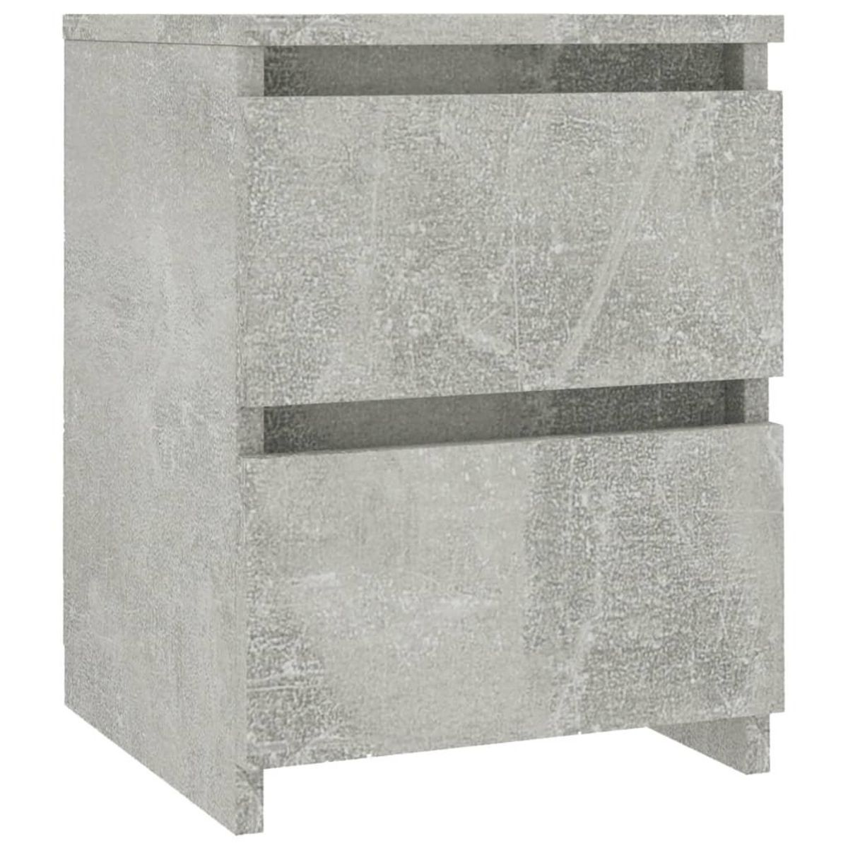 VIDAXL Table de chevet Gris beton 30x30x40 cm Bois d'ingenierie