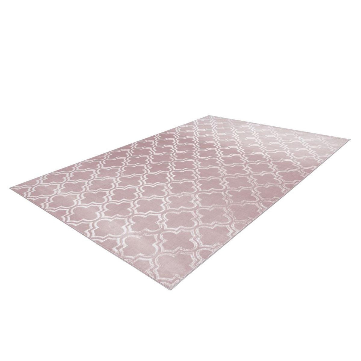 Paris Prix Tapis Vintage Fait Main  Monroe I  Rose