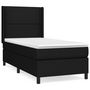 Voir la diapositive 2 : VIDAXL Sommier a lattes de lit et matelas Noir 80x200 cm Tissu