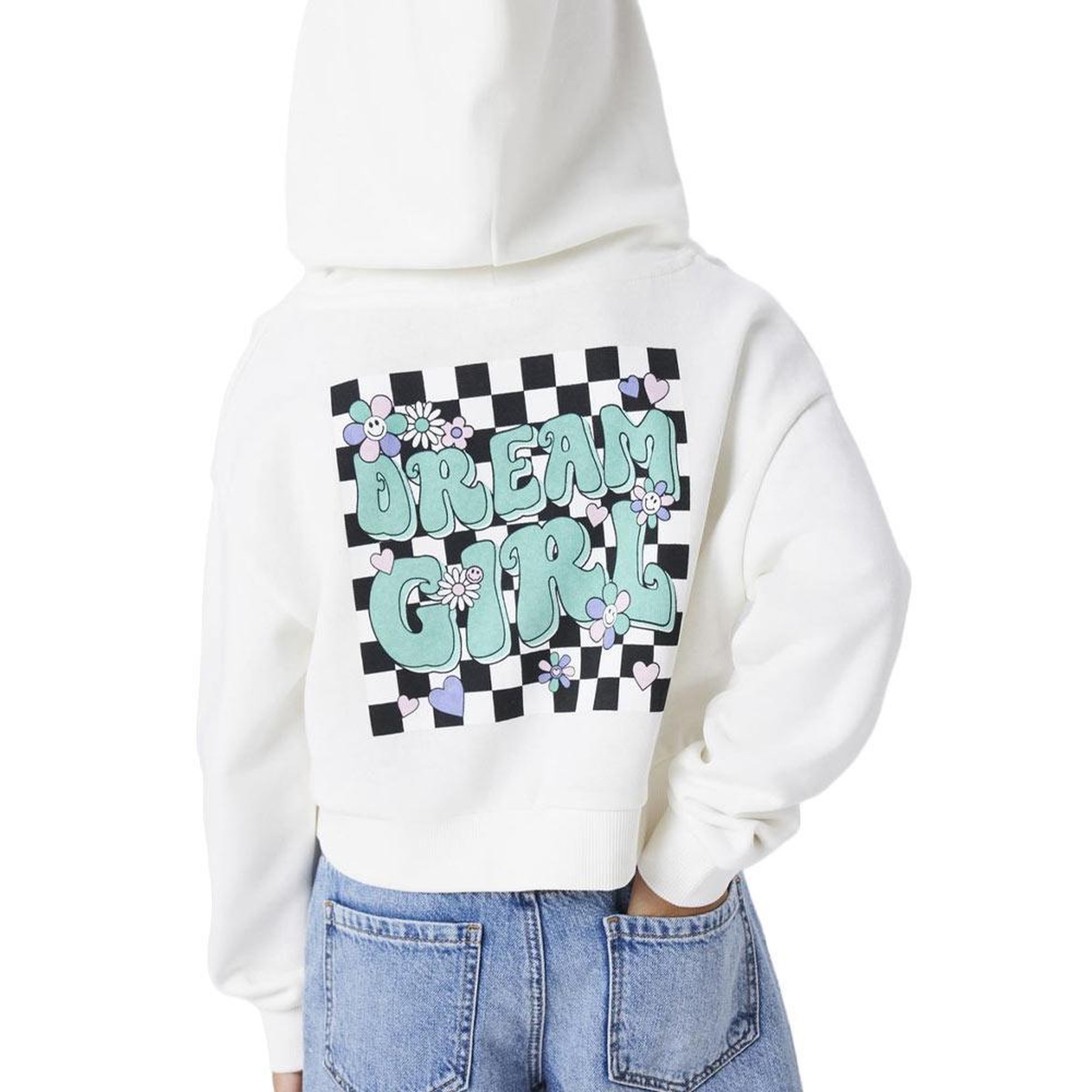 Voir la diapositive 3 : NAME IT Sweat à capuche blanc fille name it tara