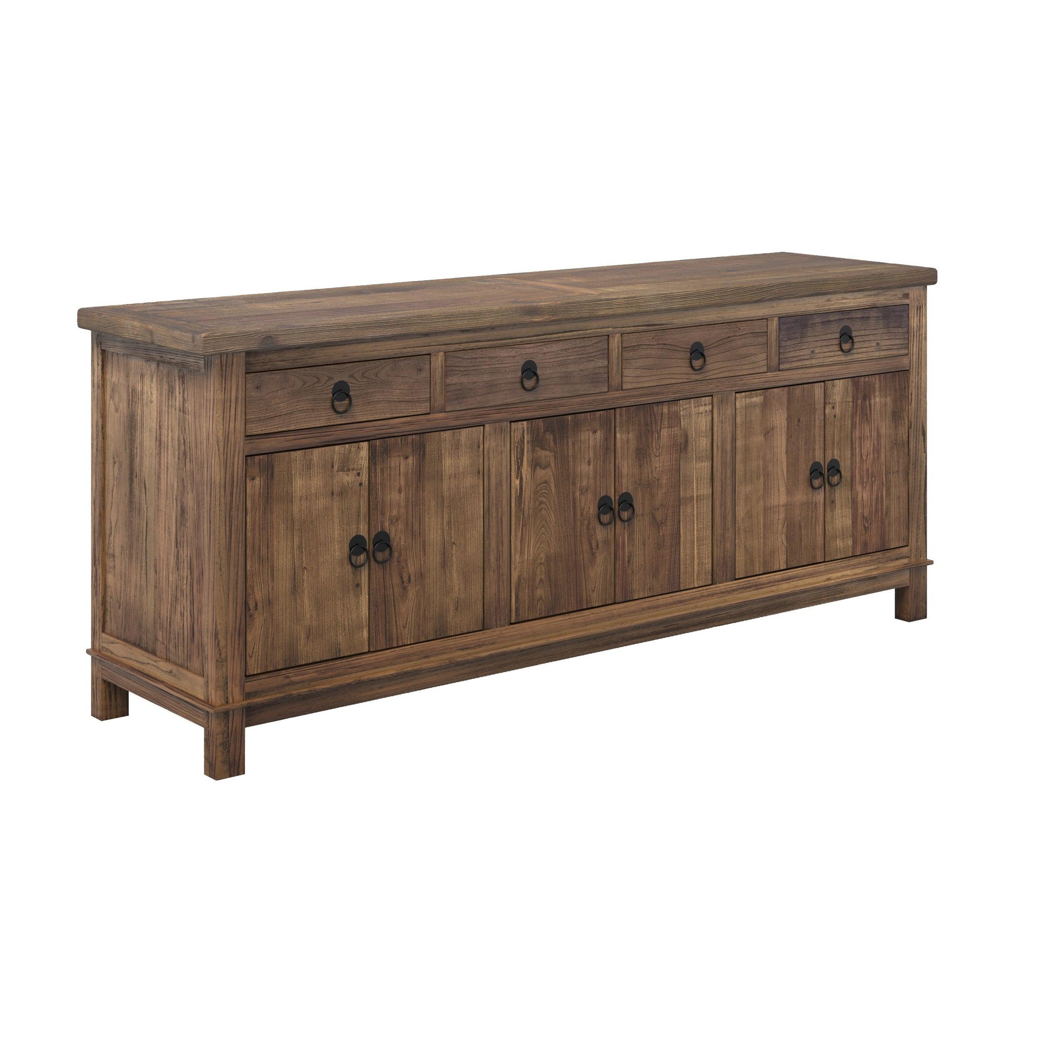 MAISON PAVANE Buffet en bois recyclé 3 portes et 4 tiroirs-mastic