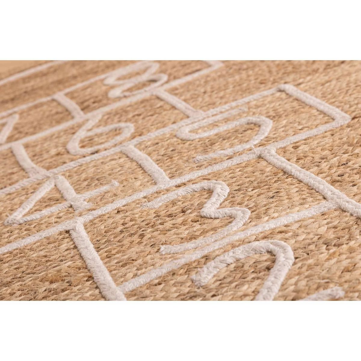 Atmosphera Kids Tapis enfant rectangulaire Marelle - 80 x 150 cm - Jute