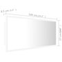 Voir la diapositive 6 : VIDAXL Miroir a LED de salle de bain Blanc 100x8,5x37 cm Acrylique