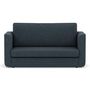 Voir la diapositive 4 : BEST MOBILIER Isana - canapé 2 places convertible déplimousse avec accoudoirs incurvés en tissu