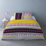 Dourev Housse de couette 240x220 RAZO + 2 taies 100% coton