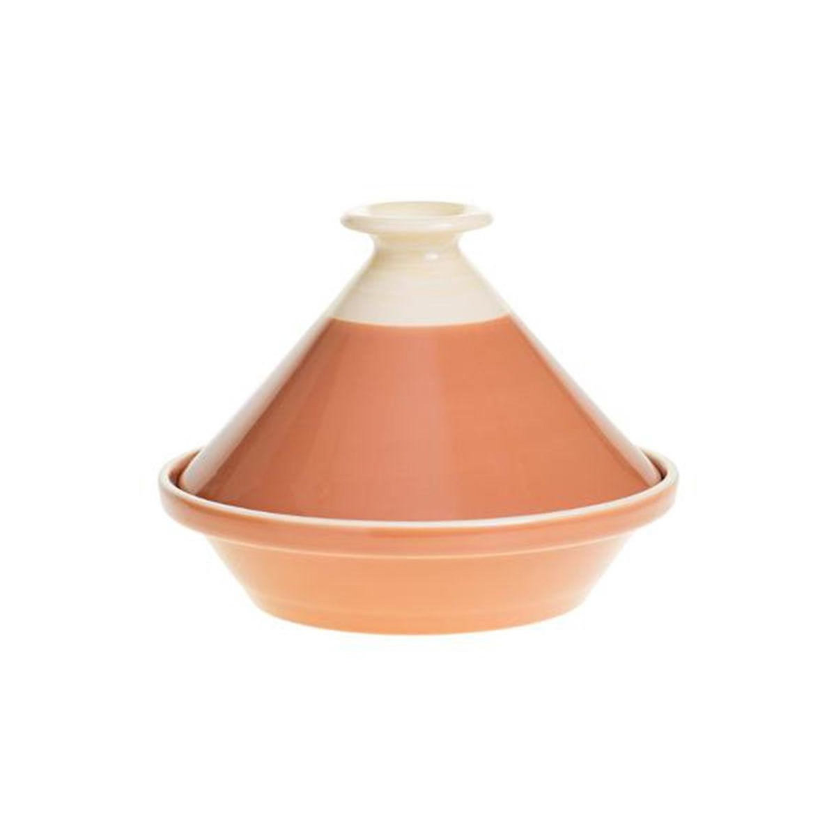 SECRET DE GOURMET Plat à Tajine en Faïence  Sofia  27cm Terracotta