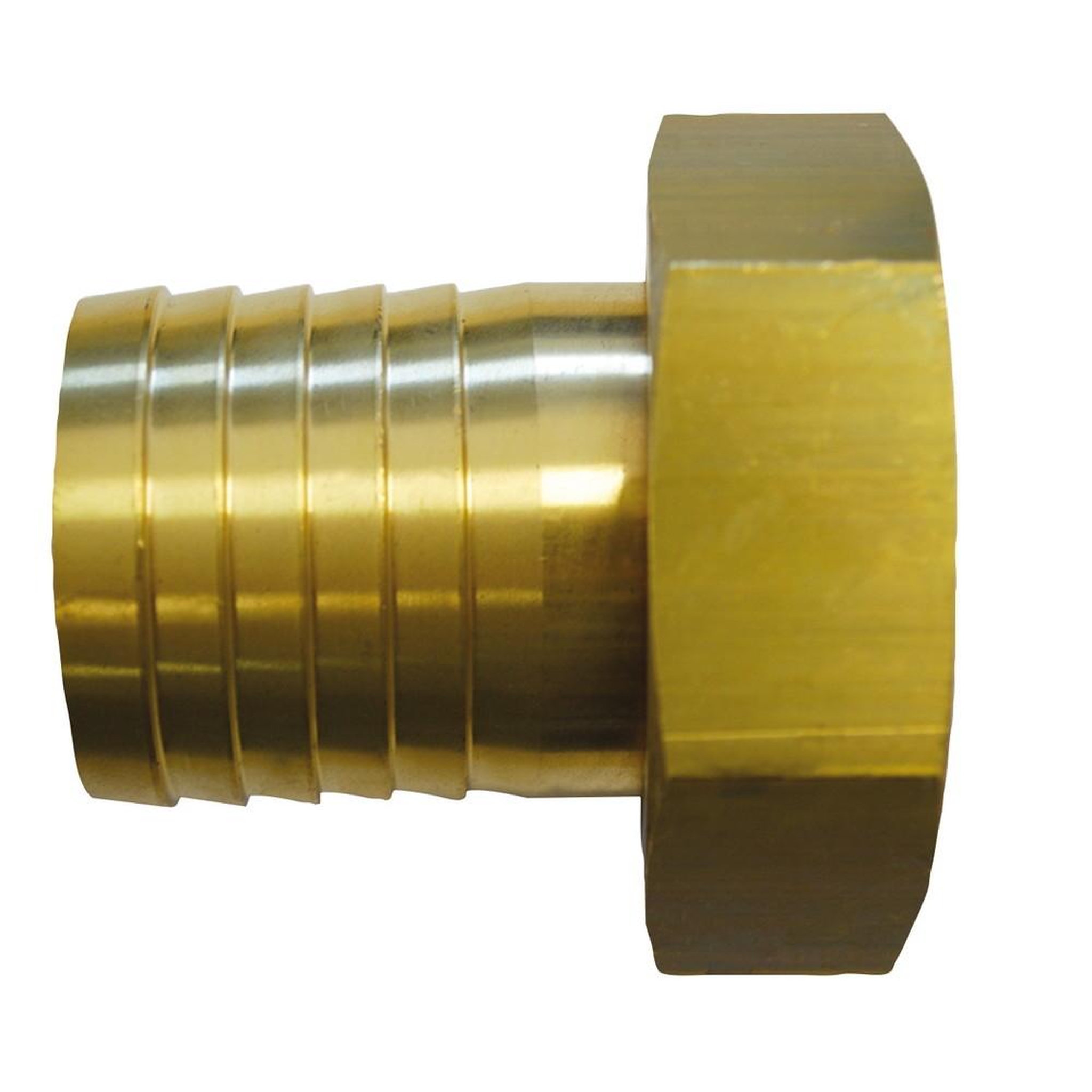 CENTRALE BRICO Nez de robinet cylindrique à écrou 6 pans, F50x60, pour tuyau de Ø40, avec joint