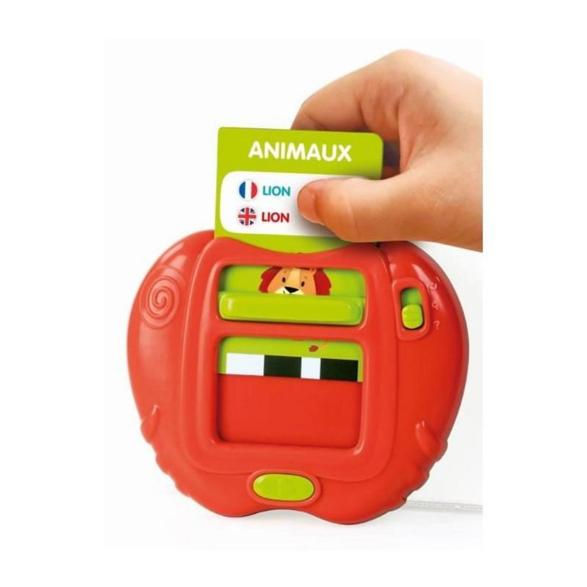 CLEMENTONI CLEMENTONI - Mes 100 premiers mots Bilingue - Jouets éducatifs - 2 modes de jeux : Quiz et découverte - Sons et comptines