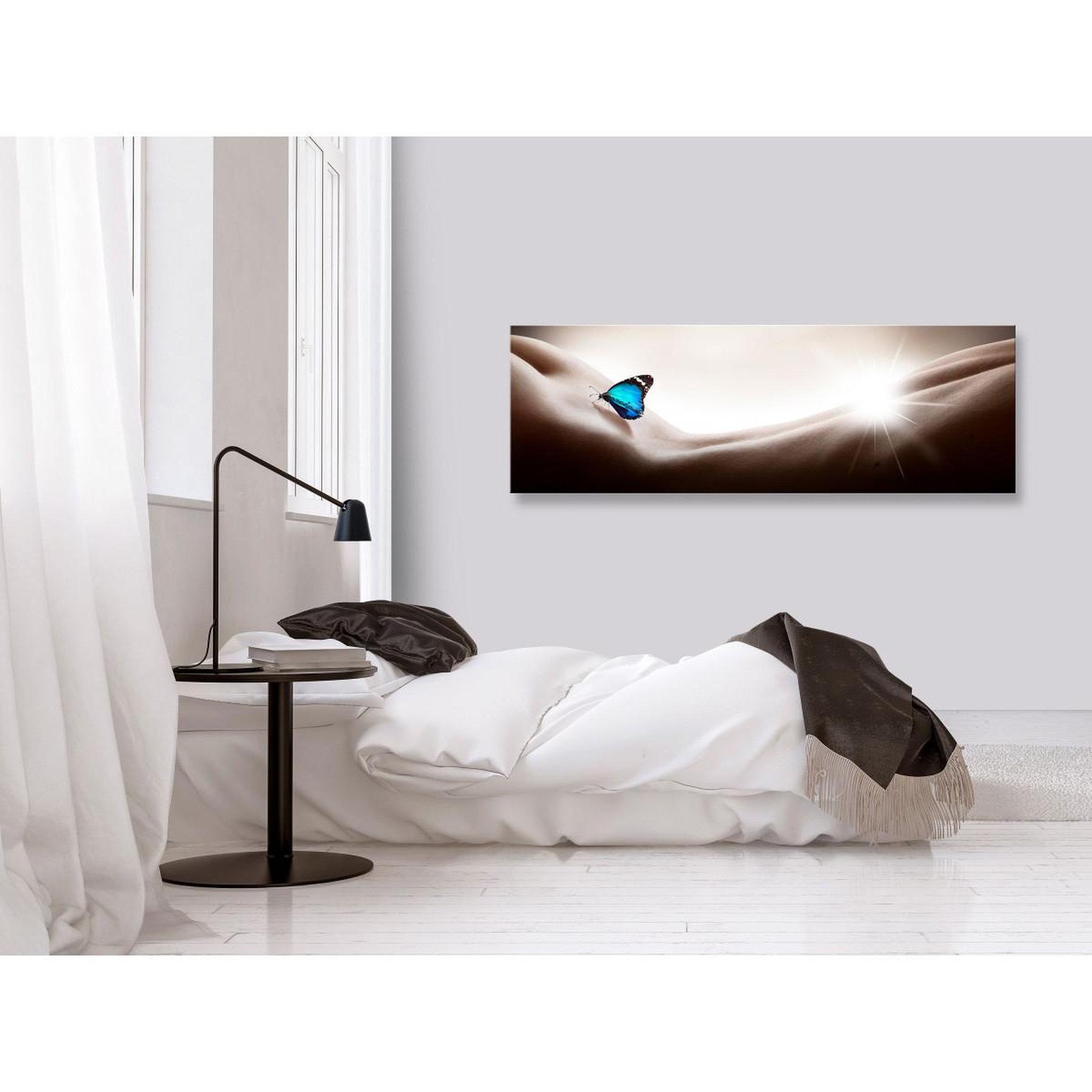 Voir la diapositive 2 : Paris Prix Tableau imprimé  woman & butterfly narrow