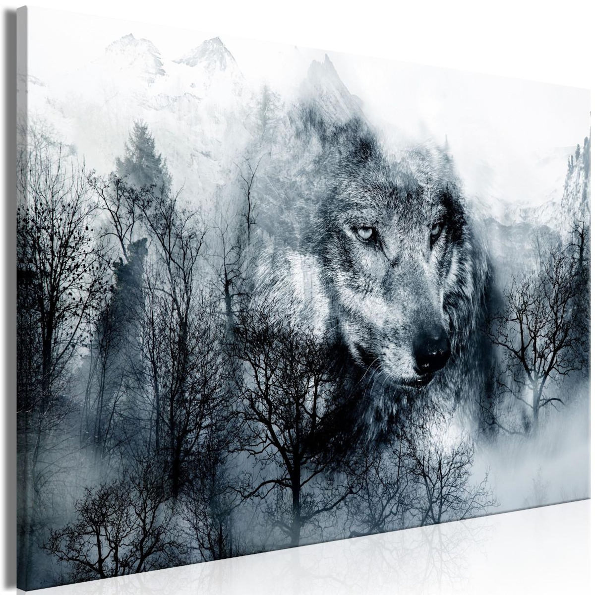 Paris Prix Tableau  Mountain Predator Wide Black & White
