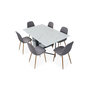 Voir la diapositive 6 : Paris Prix Table Console Extensible Effet Marbre  Troy  100-300cm Blanc
