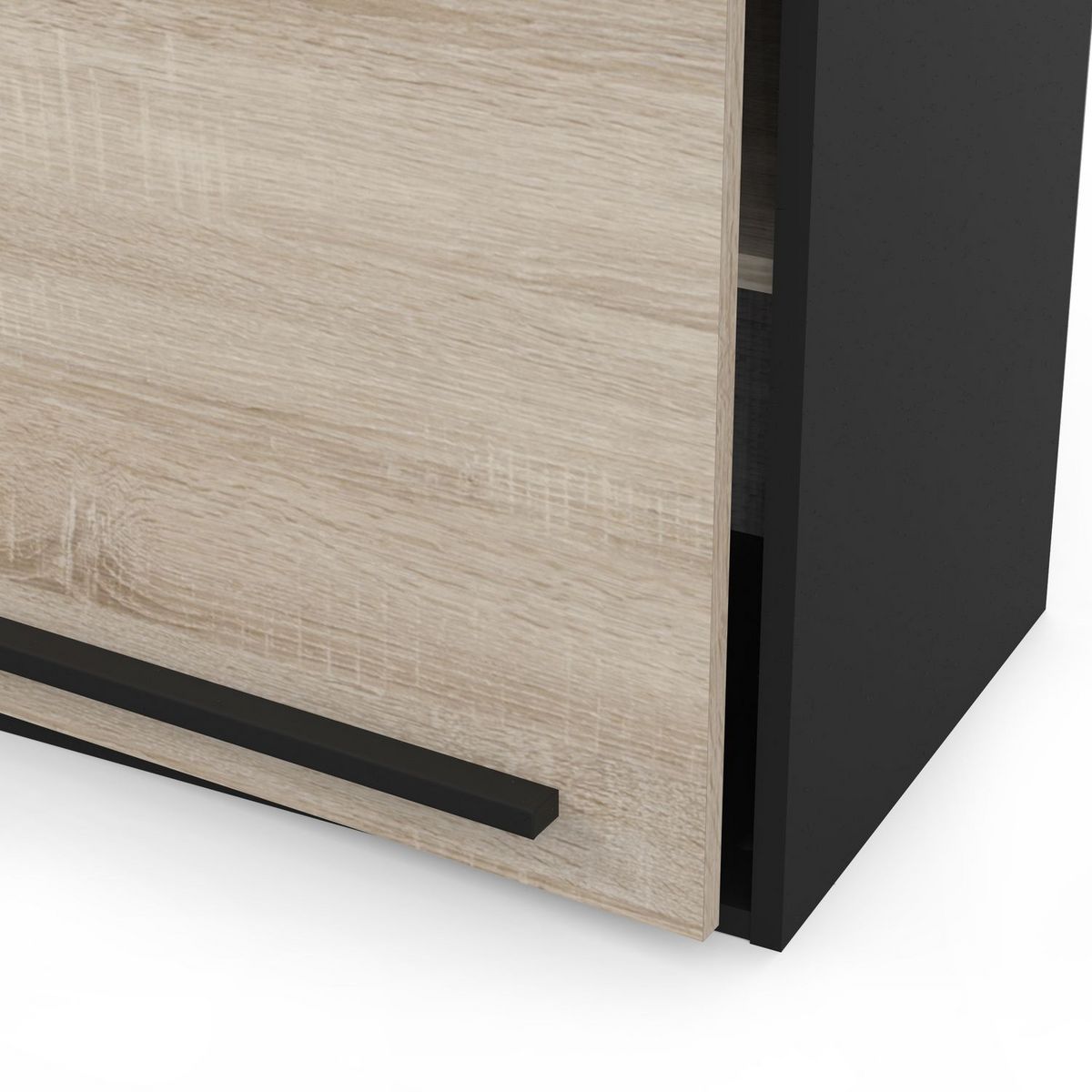 Meuble de cuisine haut 1 porte style industriel L64cm BRICKHOUSE