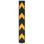 Voir la diapositive 2 : VIDAXL Corniere de protection reflechissante 5 pcs Caoutchouc 80 cm