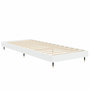 Voir la diapositive 5 : VIDAXL Cadre de lit sans matelas blanc 75x190 cm bois d'ingenierie