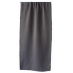 TOILINUX Rideau de porte occultant REGLISSE. Coloris disponibles : Noir, Gris, Beige