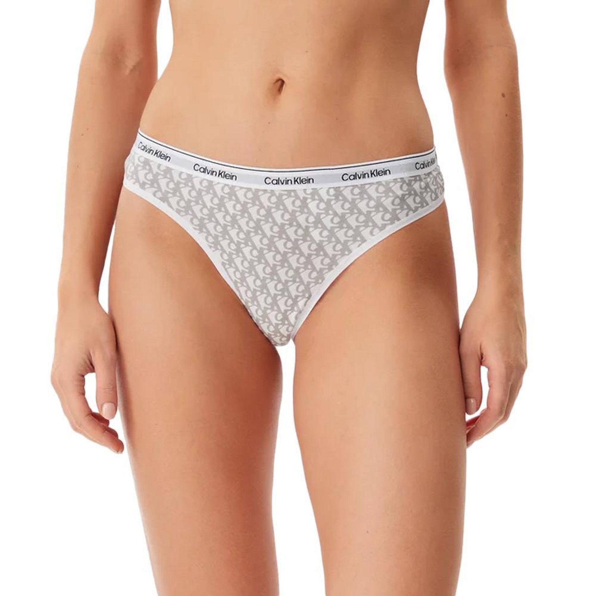 Voir la diapositive 1 : CALVIN KLEIN JEANS String /Beige Femme Calvin Klein Jeans Brazilian