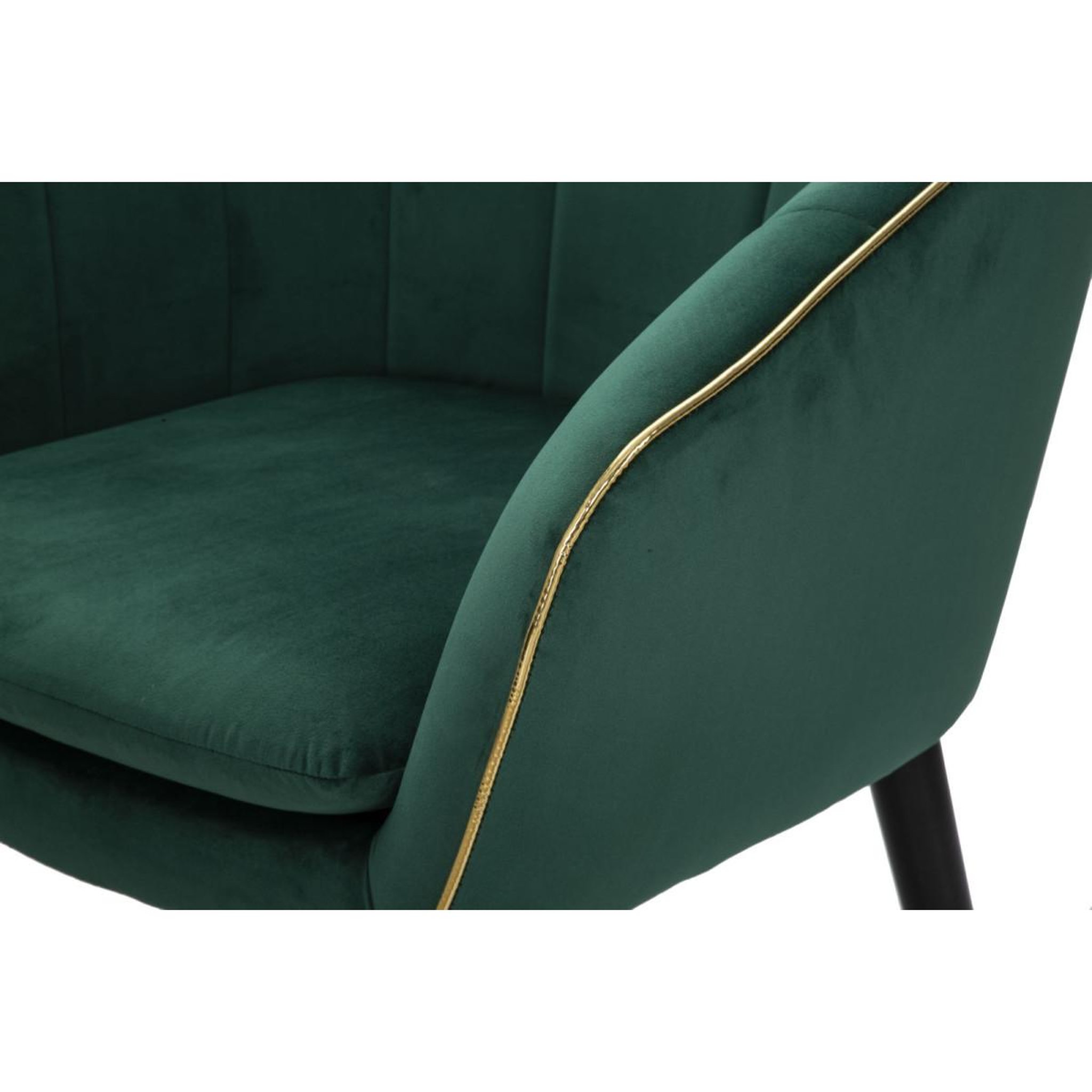 Voir la diapositive 6 : Paris Prix Fauteuil design en tissu  paris  78cm vert