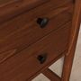 Voir la diapositive 5 : IDIMEX Bureau MARLO H 76 cm 2 tiroirs en bois massif
