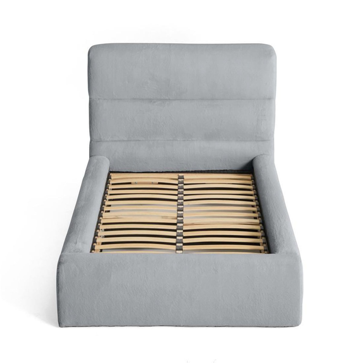 LISA DESIGN Sunset - lit coffre - 140x190 cm - sommier inclus - en fausse fourrure