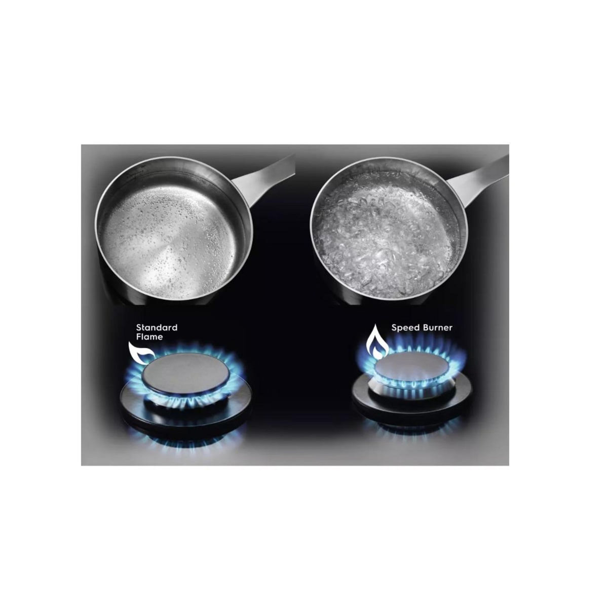 ELECTROLUX Table de cuisson gaz 60cm 4 feux - KGS6424K