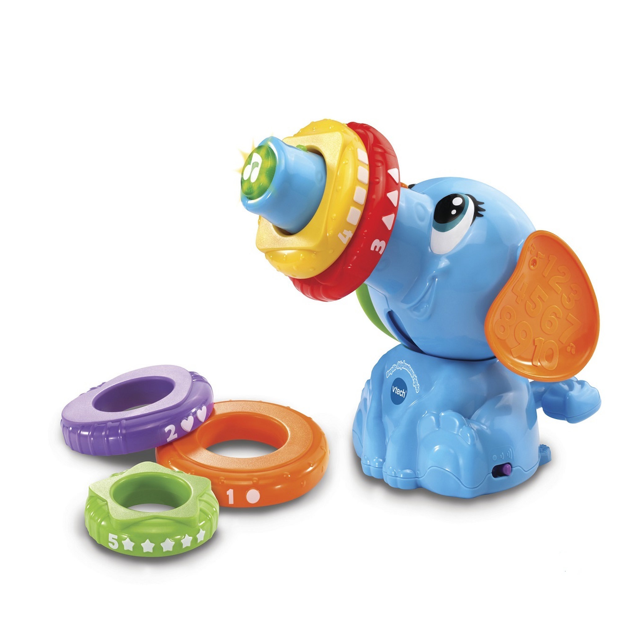Voir la diapositive 1 : VTECH Empilo Eléphanteau rigolo 