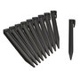 Voir la diapositive 1 : Nature Ancres pour bordure de jardin - Polypropylène - Noir x10