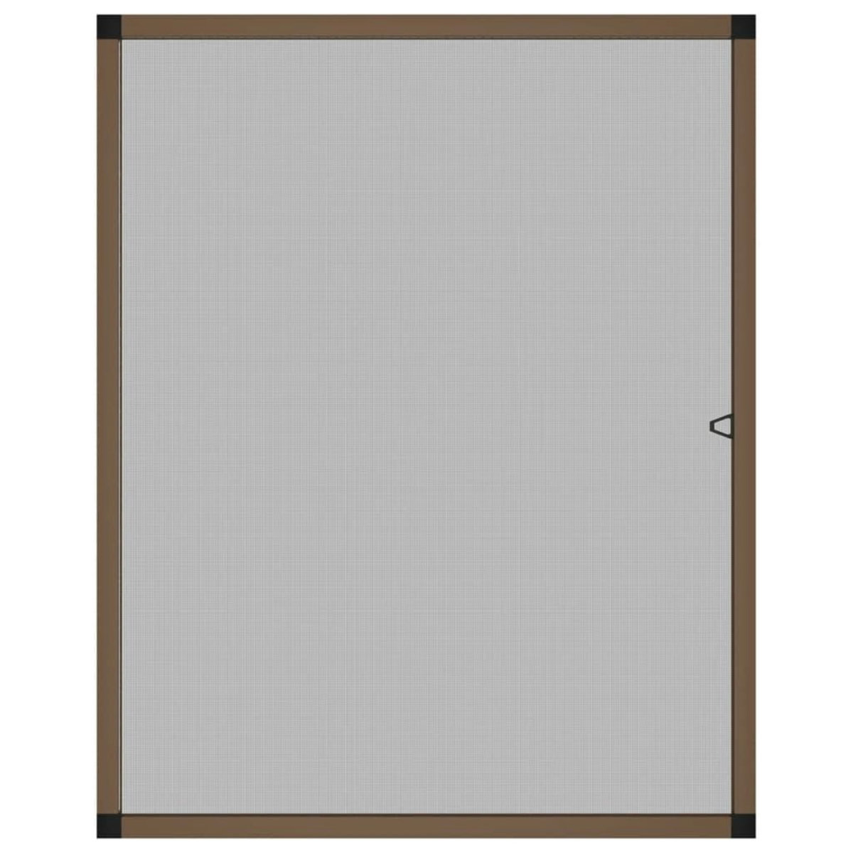 VIDAXL Moustiquaire pour fenetres Marron 80x100 cm