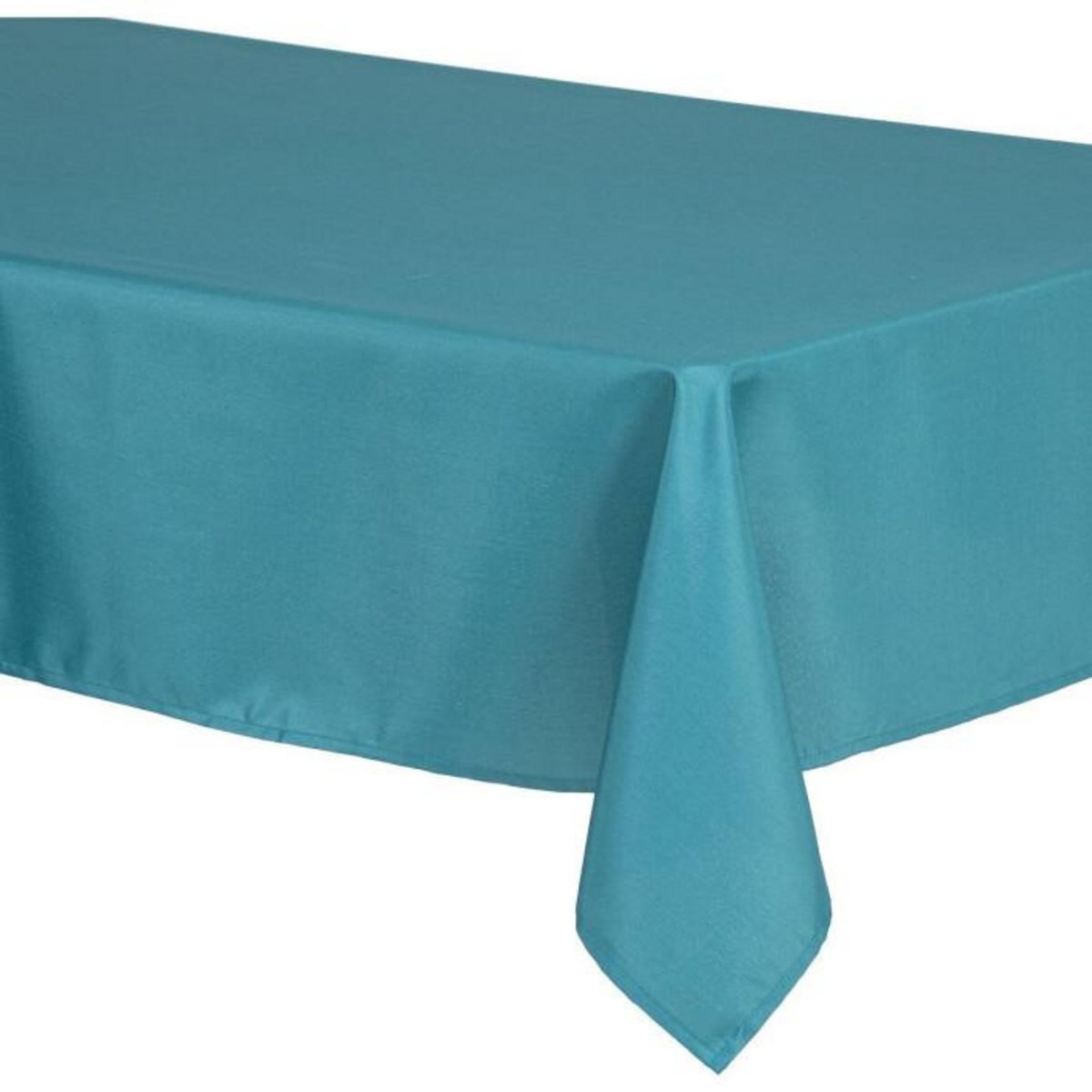 ATMOSPHERA Nappe Antitache  Unie  140x240cm Bleu Canard