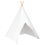 Voir la diapositive 6 : VIDAXL Tente Teepee pour enfants avec sac couleur pêche et balles de jeu en blanc