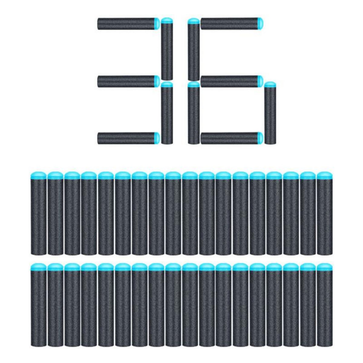 ZURU XShot Pack 36 fleches en mousse