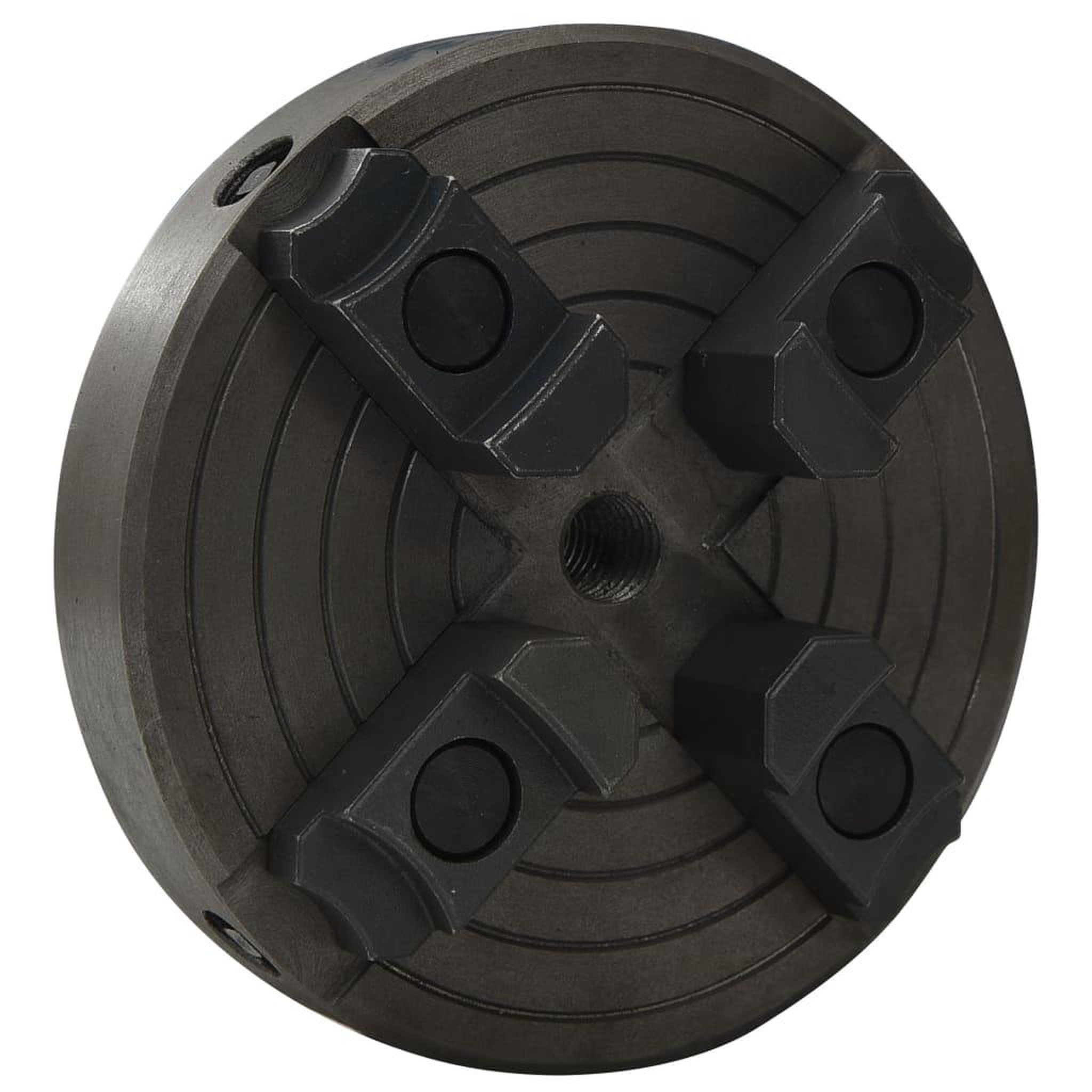 Voir la diapositive 3 : VIDAXL Mandrin a bois a 4 machoires connexion m18 acier noir 150x63 mm