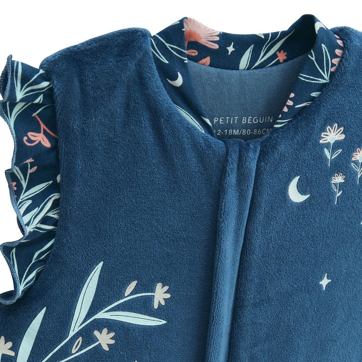 Petit Béguin Turbulette TOG 2 en velours avec pieds retroussables Dina