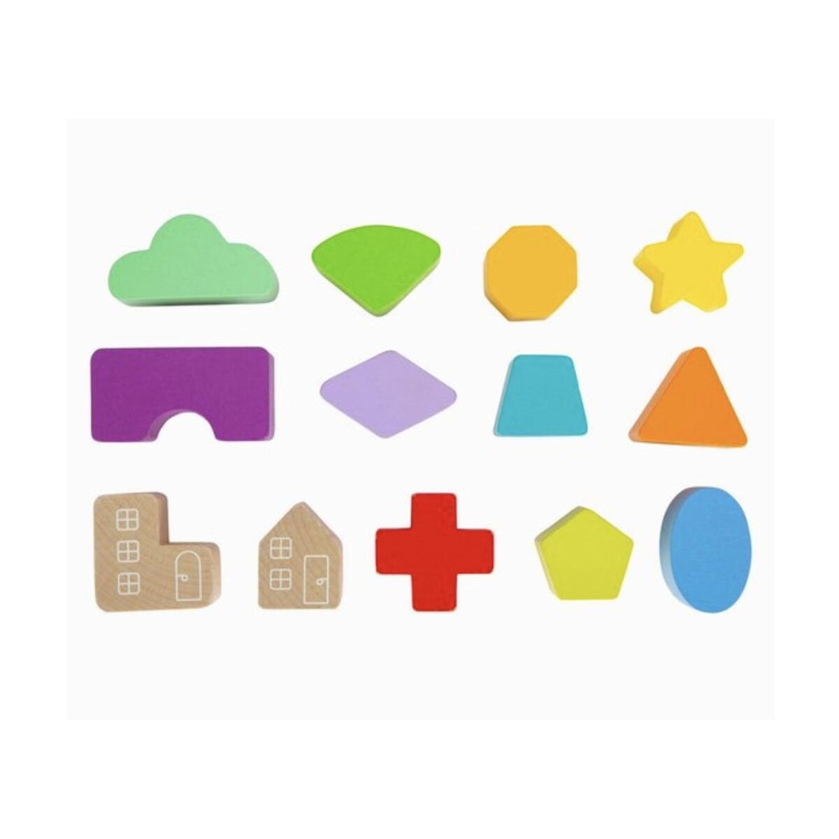 SMALLFOOT Cube a formes Arc-en-ciel