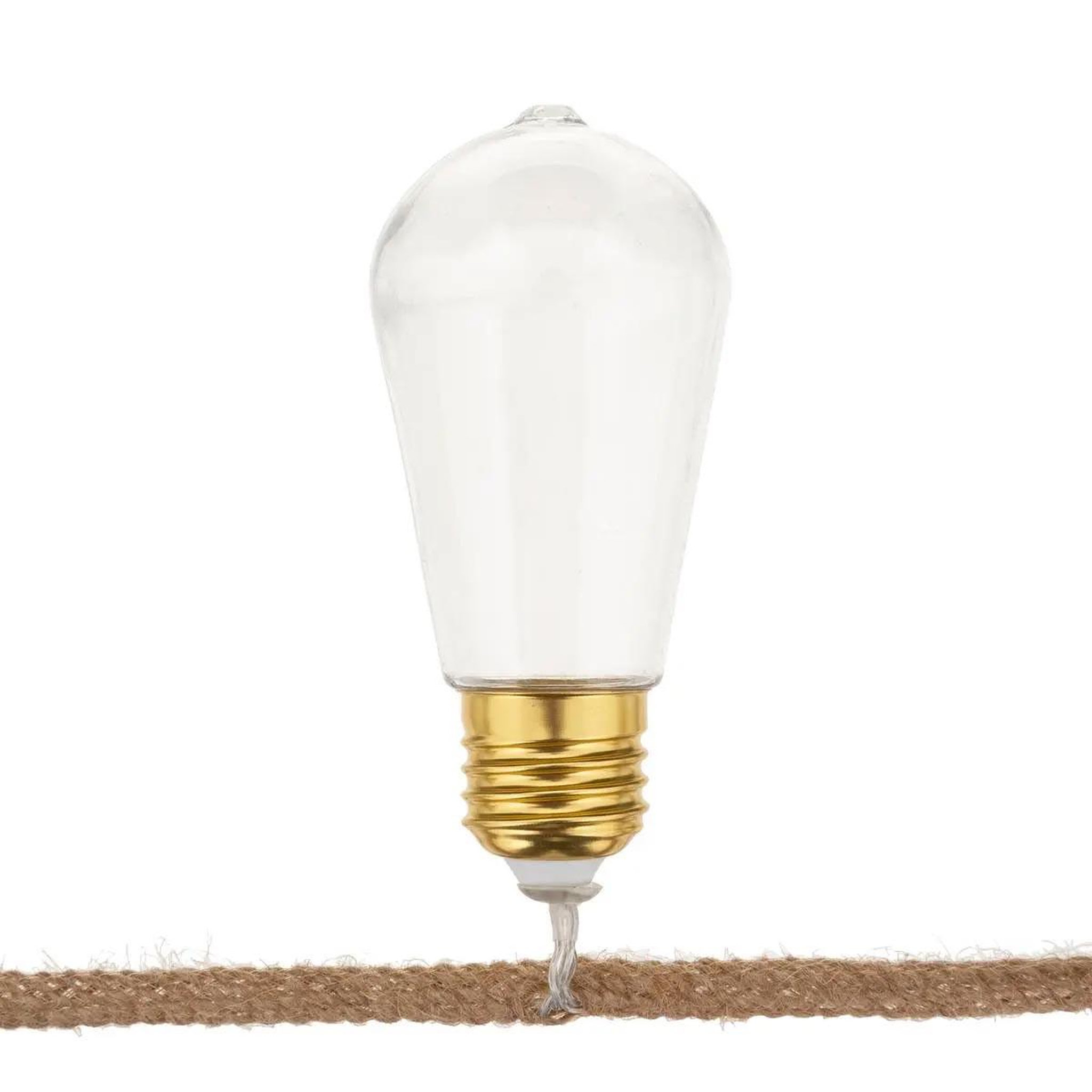 Voir la diapositive 2 : ATMOSPHERA Guirlande led 10 ampoules  loft  165cm transparent